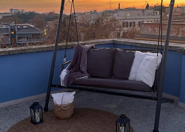 Sky Terrace - Panoramic View Near Trastevere - Homes דירה