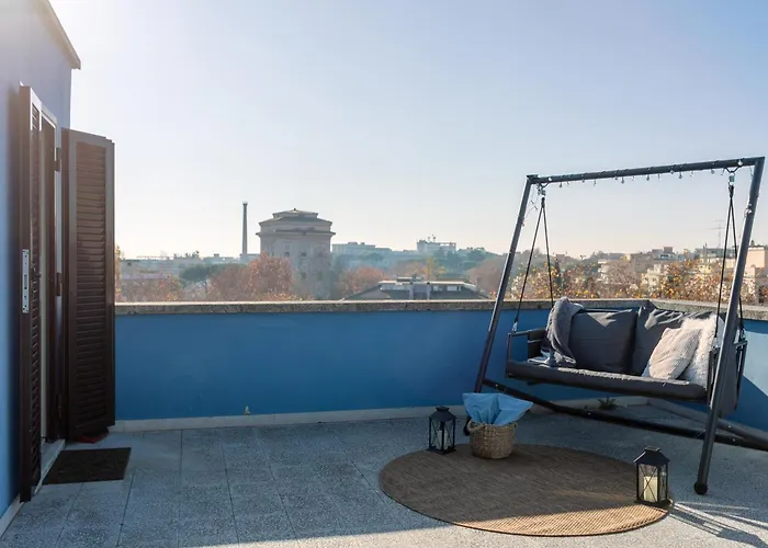 Sky Terrace - Panoramic View Near Trastevere - Homes Roma